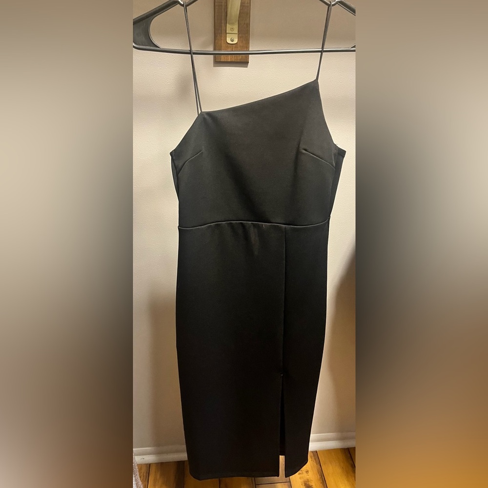 Women’s Black Dress with Slit